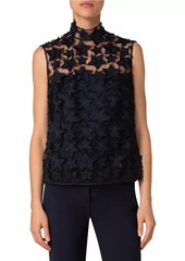 Akris Punto Star Sleeveless Tulle Top