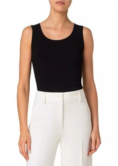 Akris Punto Stretch Scoopneck Knit Top