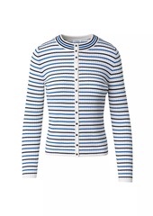 Akris Punto Stripe Woold Cardigan