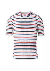 Akris Punto Striped Wool T-Shirt