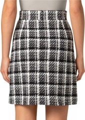 Akris Punto Tweed A-Line Skirt