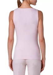 Akris Punto V-Neck Jersey Tank