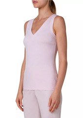 Akris Punto V-Neck Jersey Tank