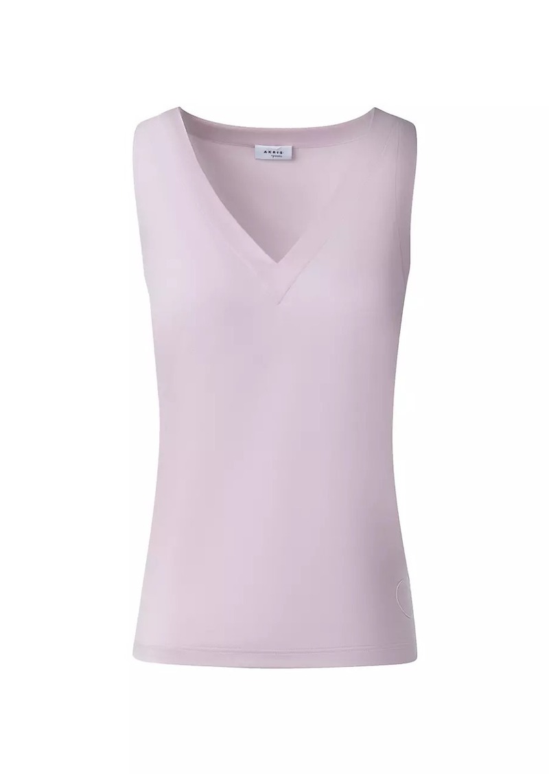 Akris Punto V-Neck Jersey Tank