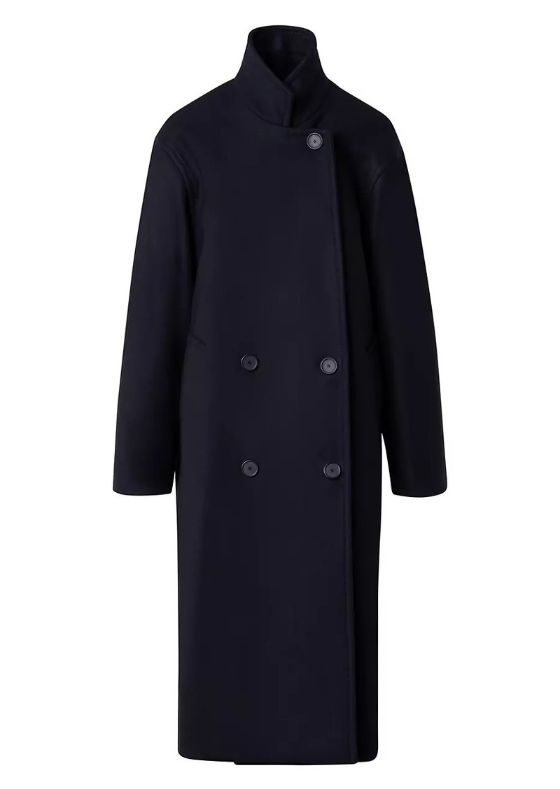 Akris Punto Wool-Blend Double-Breasted Coat