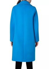 Akris Punto Wool-Blend Drop Shoulder Coat