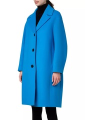 Akris Punto Wool-Blend Drop Shoulder Coat