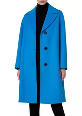 Akris Punto Wool-Blend Drop Shoulder Coat