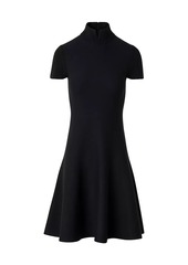 Akris Punto Wool-Blend Fit-And-Flare Dress