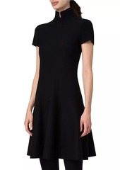 Akris Punto Wool-Blend Fit-And-Flare Dress