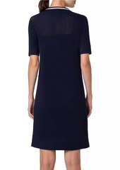 Akris Punto Wool-Blend Polo Dress