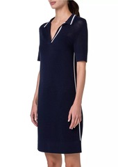 Akris Punto Wool-Blend Polo Dress