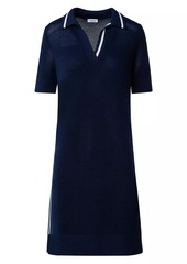 Akris Punto Wool-Blend Polo Dress