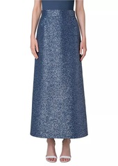 Akris Sequinned Floor-Length Skirt