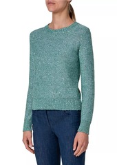 Akris Sequinned Linen-Blend Knit Sweater