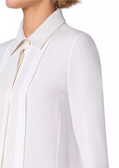 Akris Silk Tunic Blouse