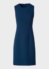 Akris Sleeveless Double-Face Wool Sheath Dress