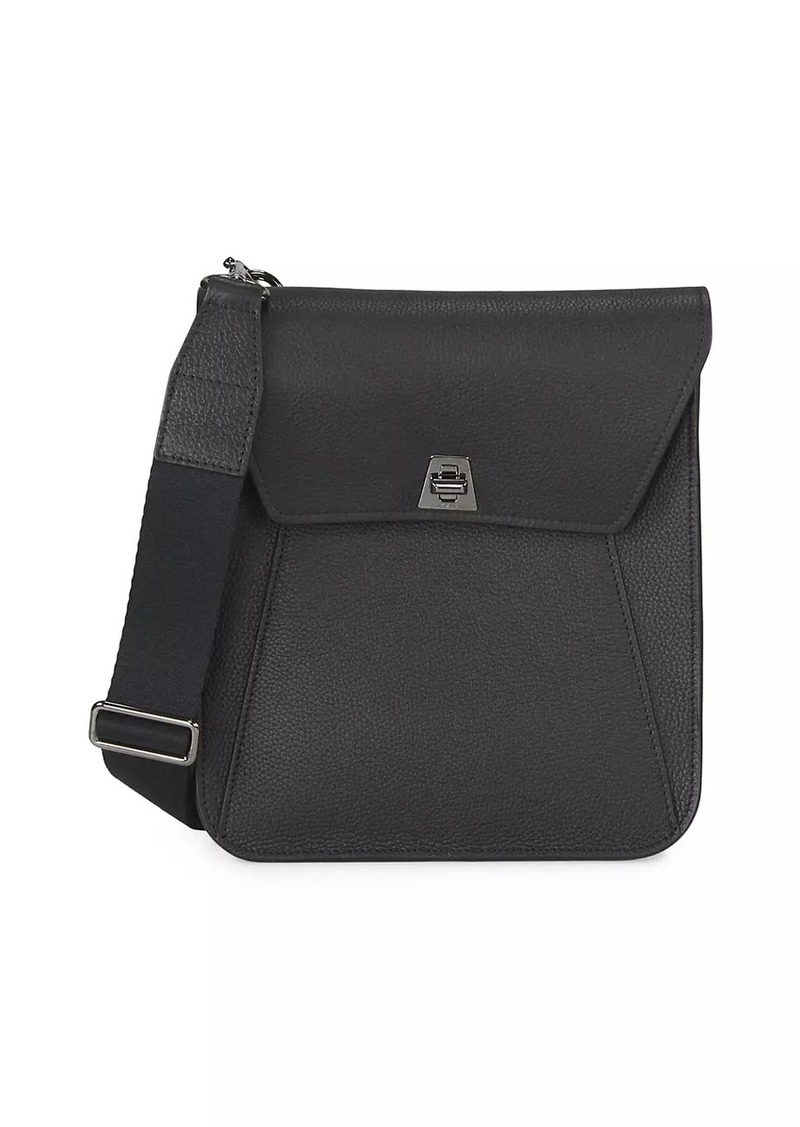 Akris Small Anouk Leather Messenger Bag