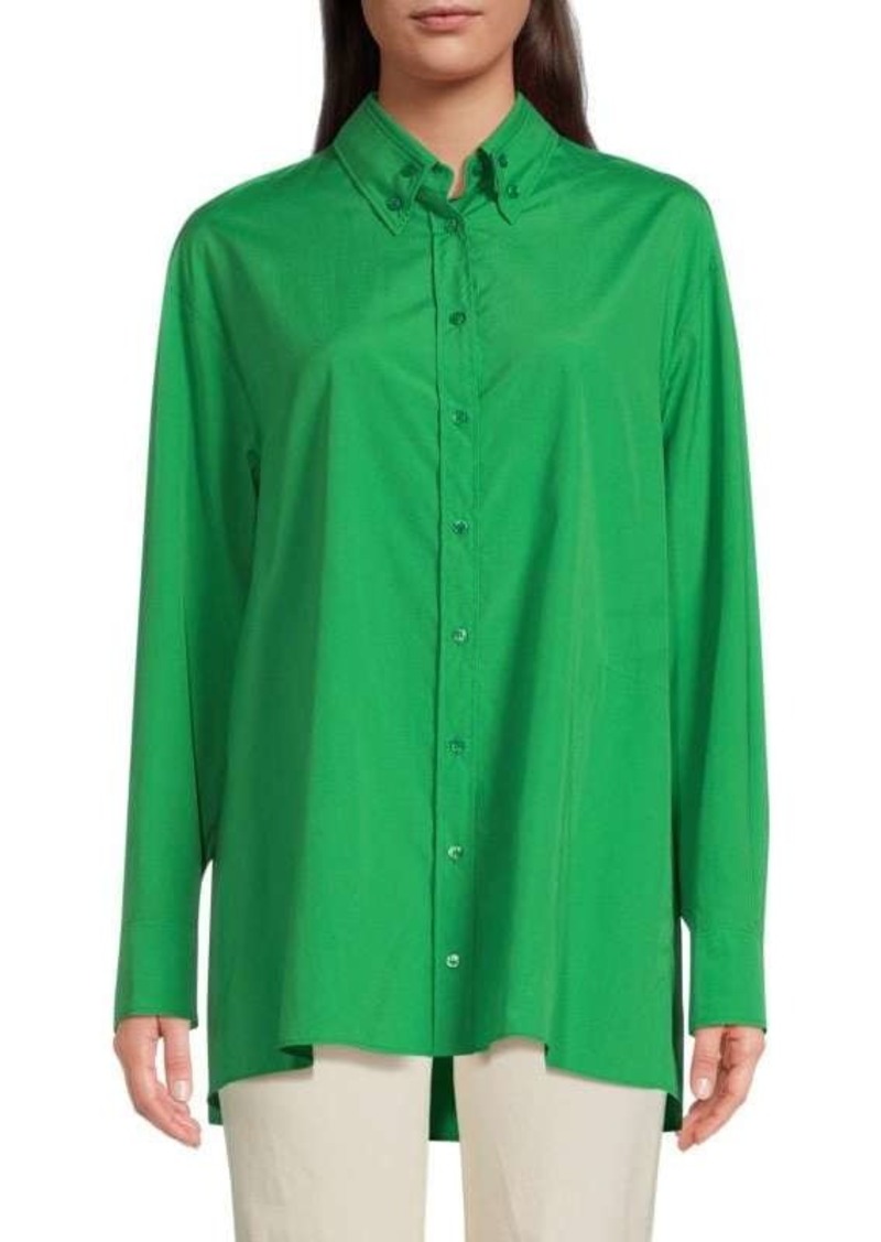 Akris Solid Button Down Shirt