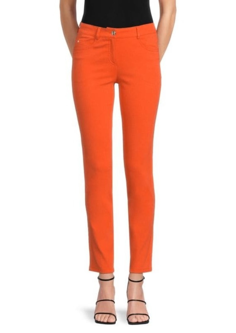 Akris Solid Flat Front Pants