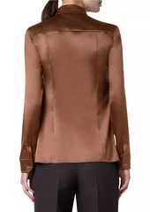 Akris Stretch Satin Shirt