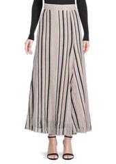 Akris Stripe Silk Blend Skirt