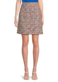 Akris Tweed Mini Skirt