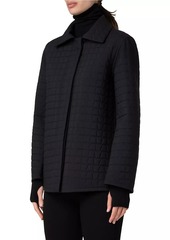 Akris Wheeler Grid Quilted Coat