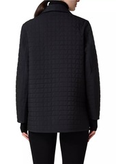 Akris Wheeler Grid Quilted Coat