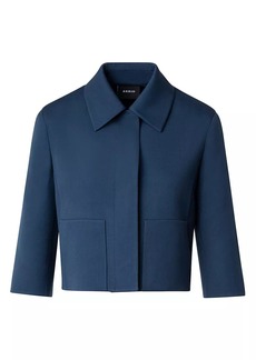 Akris Winslow Wool Cropped Jacket