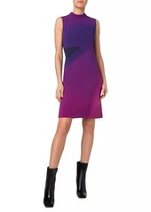 Akris Wool Ombré Sheath Dress