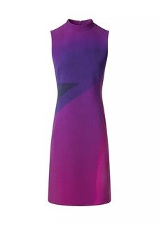 Akris Wool Ombré Sheath Dress