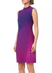 Akris Wool Ombré Sheath Dress