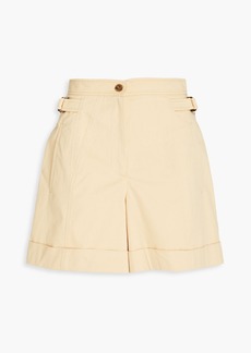 Alberta Ferretti - Cotton-blend twill shorts - Yellow - IT 40