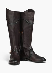 Alberta Ferretti - Leather knee boots - Brown - EU 36