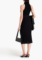 Alberta Ferretti - Textured-knit midi pencil skirt - Black - IT 40