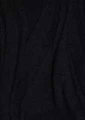 Alberta Ferretti - Textured-knit wool sweater - Black - IT 38