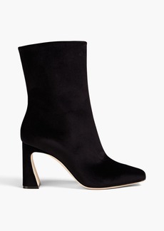 Alberta Ferretti - Velvet ankle boots - Black - EU 37.5