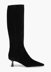 Alberta Ferretti - Velvet knee boots - Black - EU 37