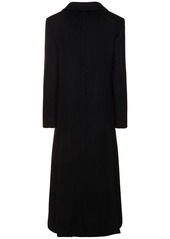 Alberta Ferretti Double Breasted Knit Long Coat