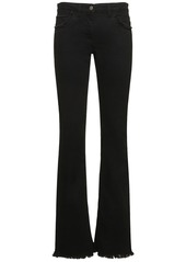 Alberta Ferretti Low Rise Flared Denim Jeans