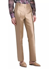 Alberta Ferretti Metallic Tailored Trousers