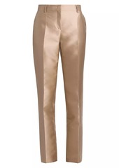 Alberta Ferretti Metallic Tailored Trousers