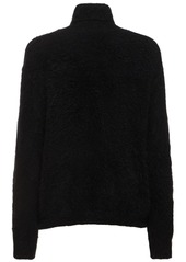 Alberta Ferretti Mohair Blend Turtleneck Sweater