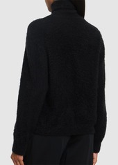 Alberta Ferretti Mohair Blend Turtleneck Sweater