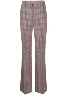 Equipment Saree Plaid Belted High Waist Tapered Trousers