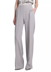 Alberta Ferretti Pleated Relaxed-Fit Trousers