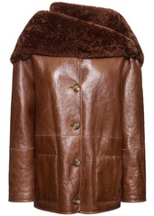 Alberta Ferretti Reversible Shearling Short Coat