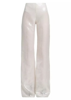 Alberta Ferretti Sequined Evening Trousers