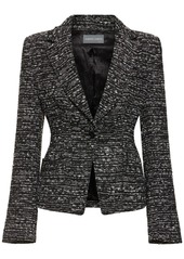 Alberta Ferretti Single Breasted Tweed Jacket